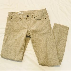 GAP Always Skinny Leopard Print Pants